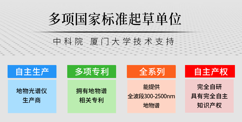 国产地物光谱仪品牌经过多年技术吸纳和创新正走向市场的前列